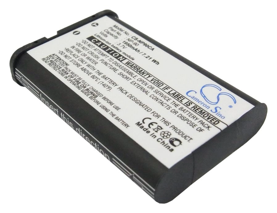 

Аккумулятор CameronSino CS-NP90CA/NP-90, NP-90DBA, 1.95 А·ч, 3.7 В для Casio Exilim EX-FH100/EX-H10/EX-H15, CS-NP90CA