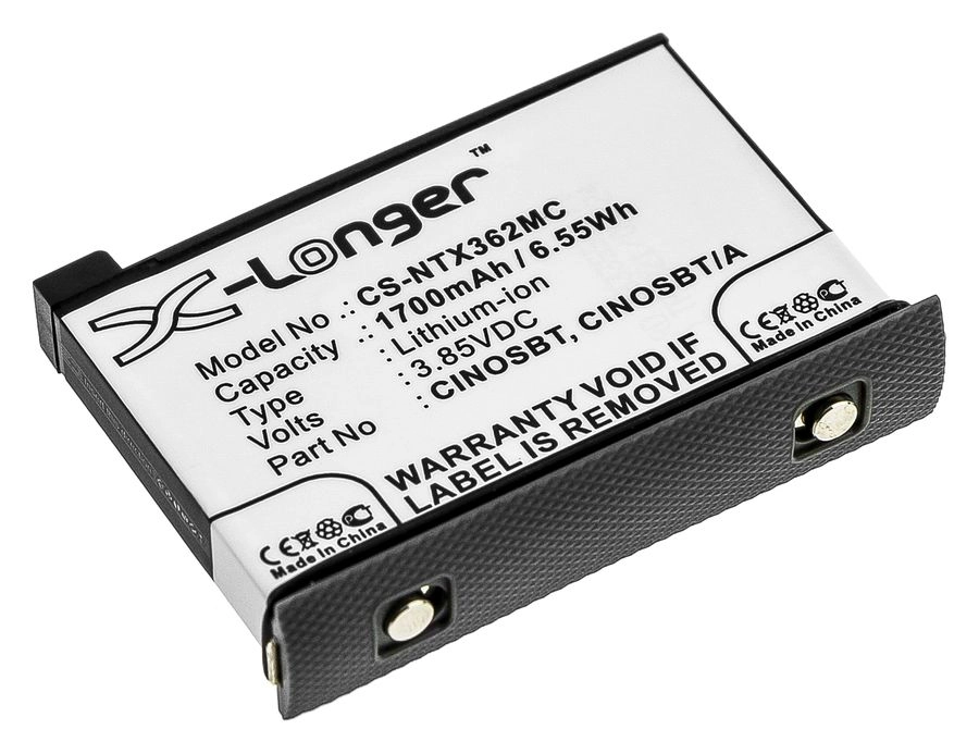 

Аккумулятор CameronSino CS-NTX362MC/CINOSBT, CINOSBT/A, 1.7 А·ч, 3.85 В для Insta360 One X2, CS-NTX362MC