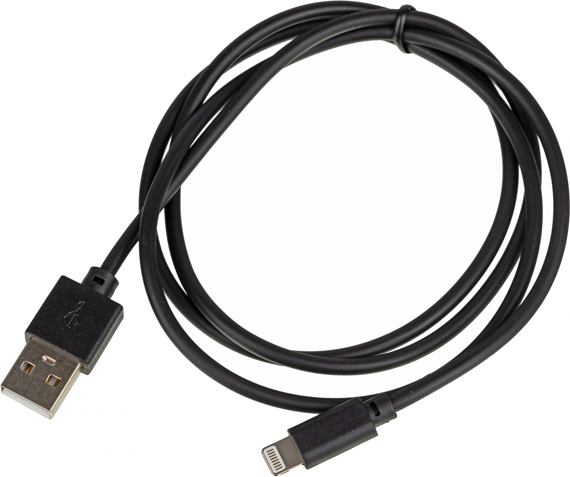

Кабель Lightning 8-pin-USB, 2.4A 1 м, черный Behpex (1491122)