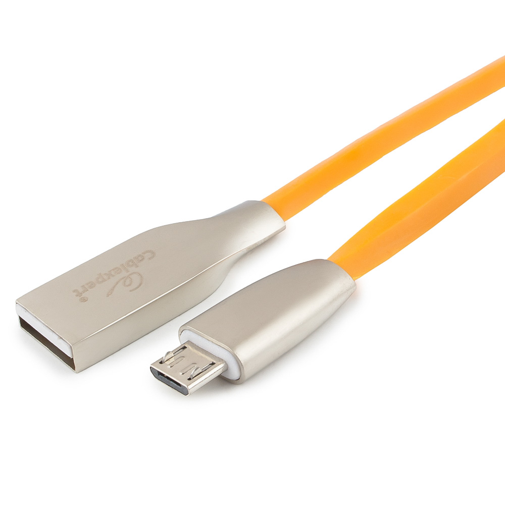 

Кабель USB2.0(Am)-micro, Cablexpert, 1m, оранжевый, серия Gold, блистер (CC-G-mUSB01O-1M)