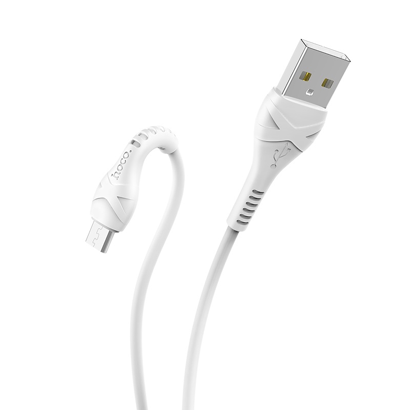 

Кабель USB-Micro USB, 1м, белый Hoco Cool power X37 (10505), X37