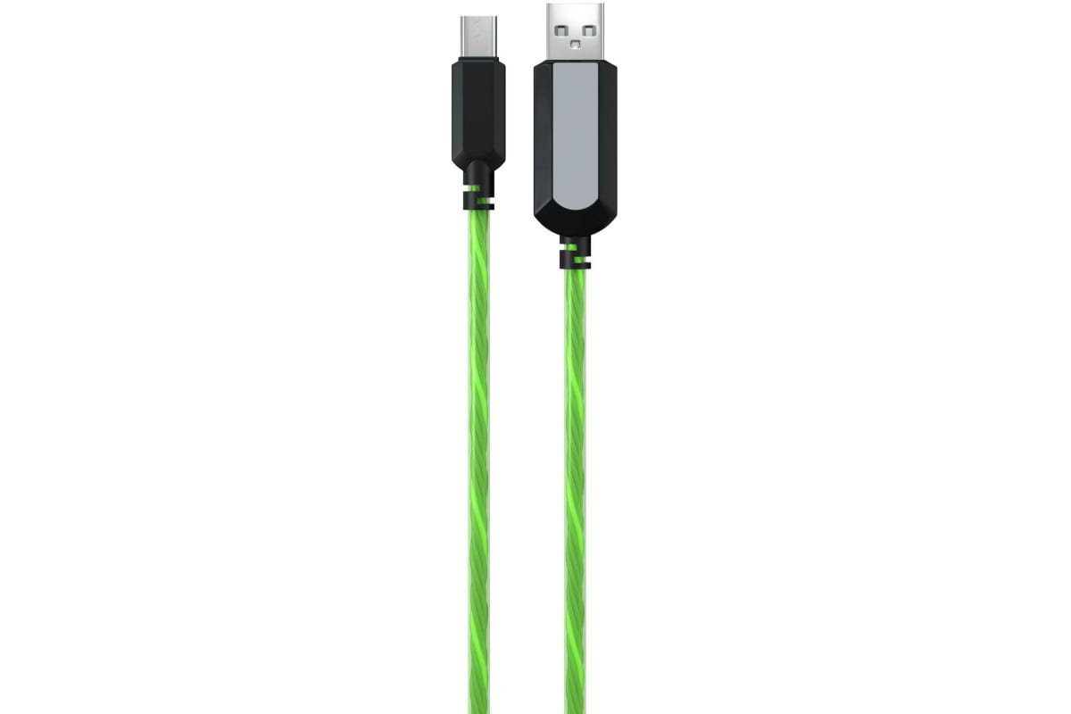 Кабель USB-Micro USB, 1 м, зеленый Red Line