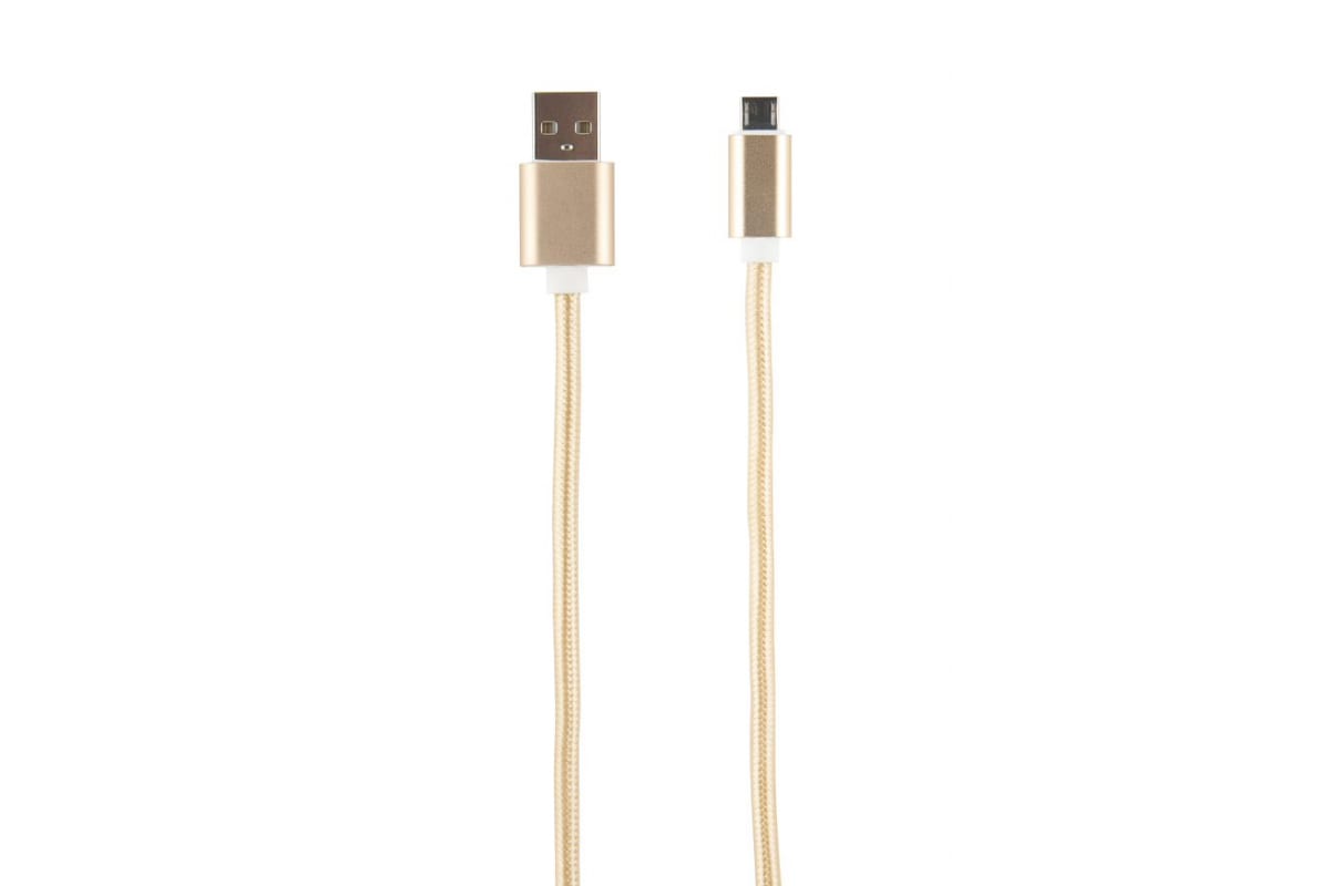 

Кабель USB-Micro USB, 1м, золотистый Red Line (УТ000013406)
