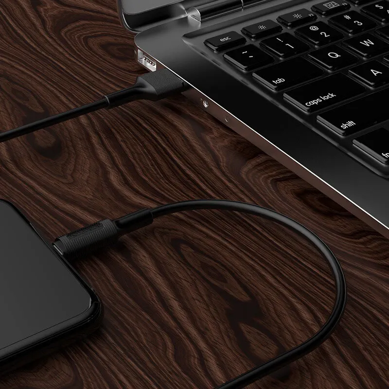 

Кабель USB-Micro USB, 2.1A, 1м, черный Borofone EzSync BX1 (81654), BX1