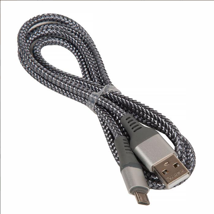 

Кабель USB-Micro USB, 2.4A, 1.2м, серый Remax Colorful Light RC-152m (6972174153018), RC-152m