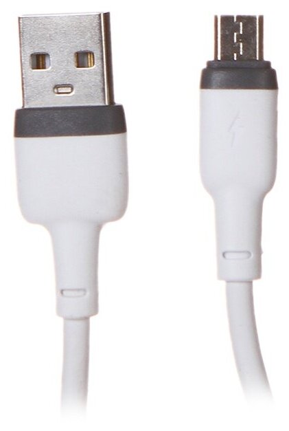 

Кабель USB-Micro USB, 3A 1 м, белый Red Line Touch (4640171400047), Touch