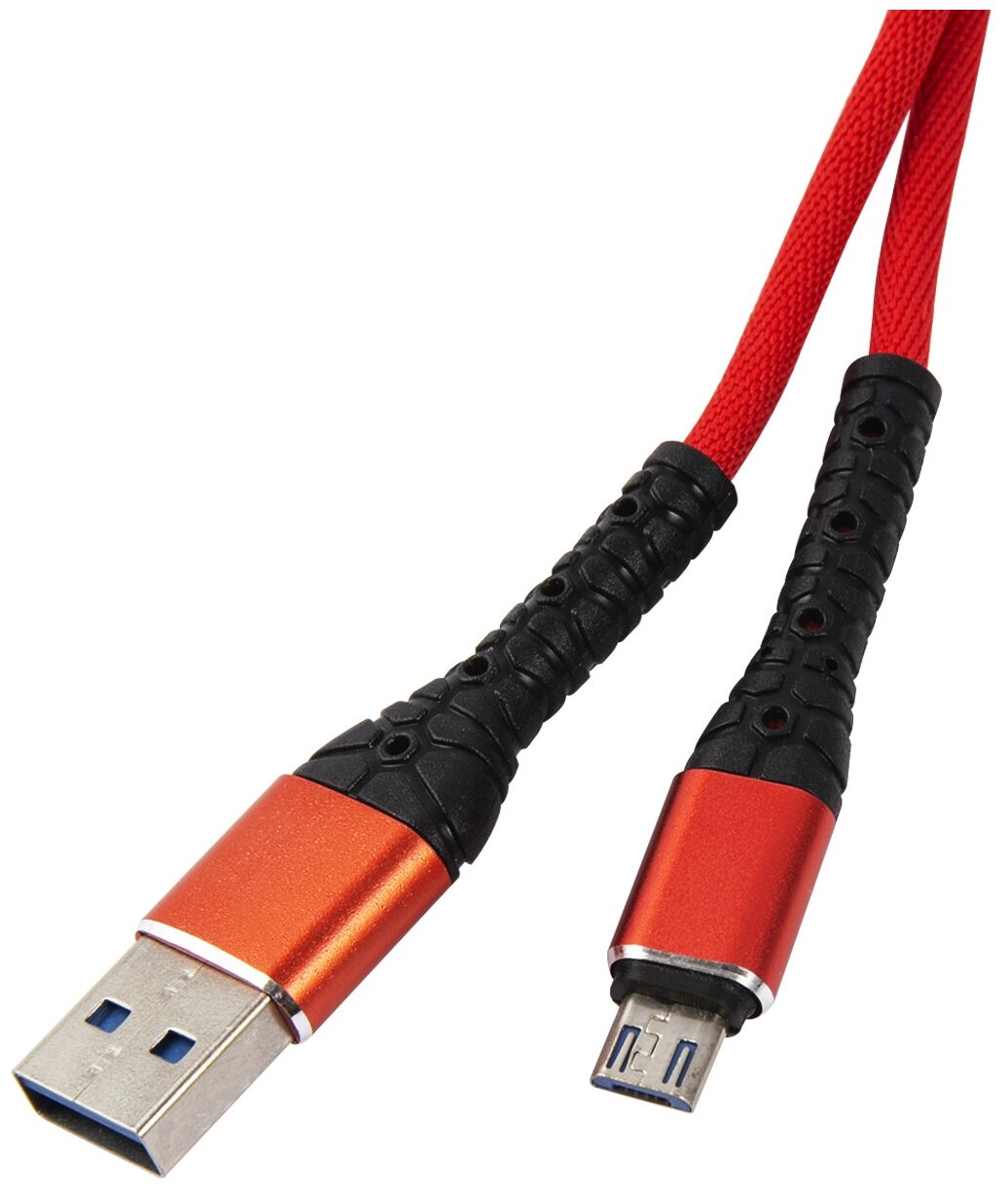 

Кабель USB-Micro USB, 3A 1 м, красный mObility (4610103436260)