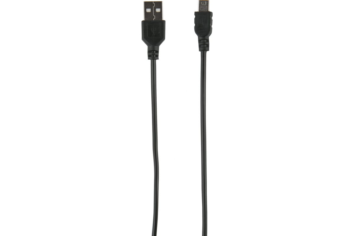 

Кабель USB 2.0(Am)-Mini USB 2.0(Bm) 1 м, черный Red Line (4650100275608)