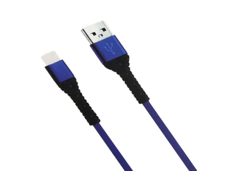 

Кабель USB-USB Type-C, 3A 1 м, синий mObility (4610103436314)