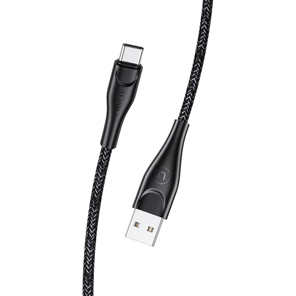 

Кабель USB-Type-C, 3м, черный USAMS SJ398 (SJ398USB01), SJ398