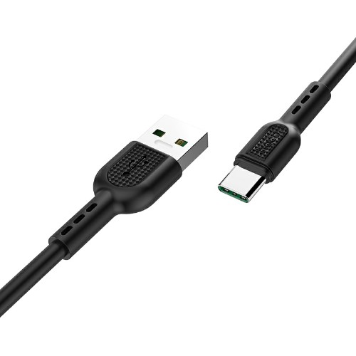 

Кабель USB-USB Type-C, 5A 1 м, черный HOCO Surpass X33 (06119), X33