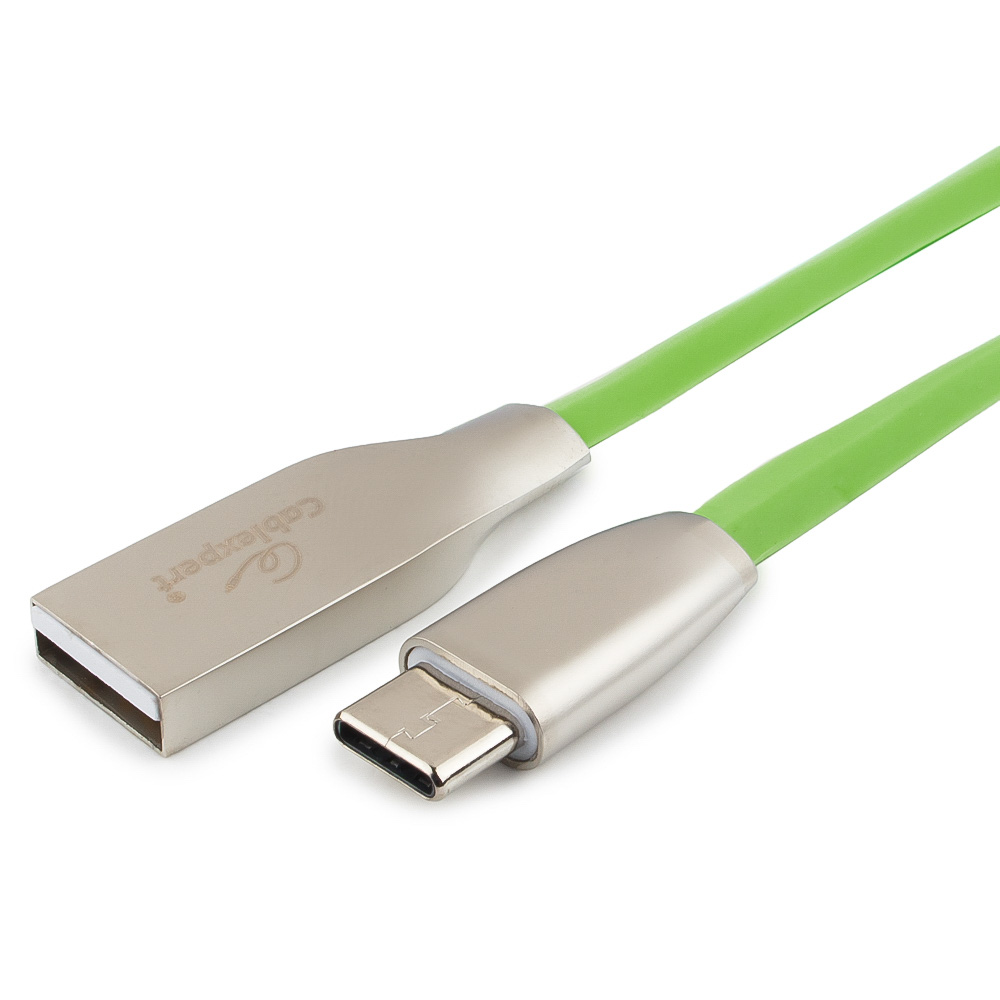 

Кабель USB-USB Type-C 1 м, зеленый Cablexpert (CC-G-USBC01Gn-1M)