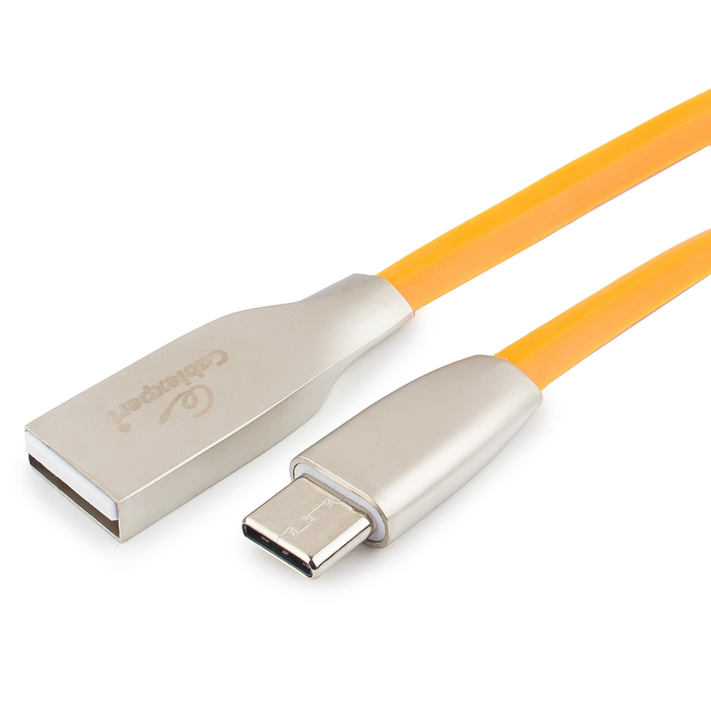 

Кабель USB-USB Type-C 1 м, оранжевый Cablexpert (CC-G-USBC01O-1M)