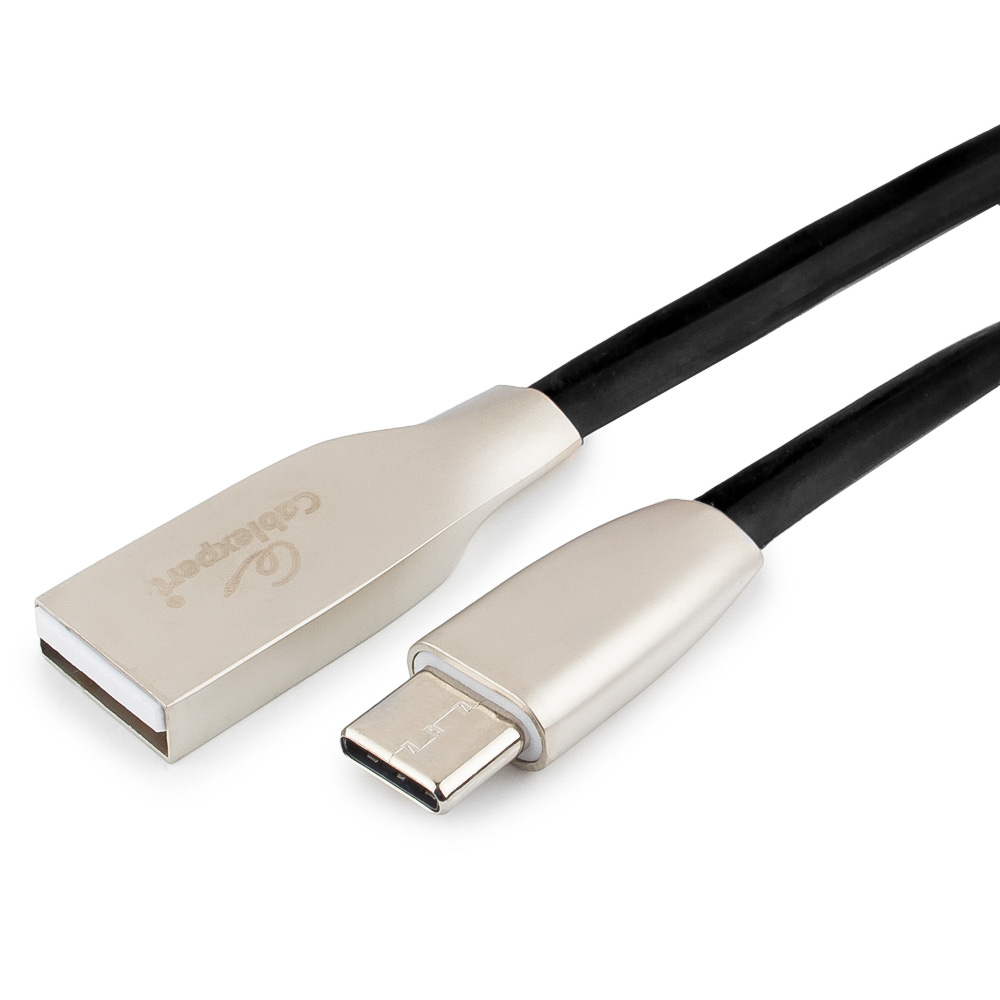

Кабель USB-USB Type-C 3 м, черный Cablexpert (CC-G-USBC01Bk-3M)