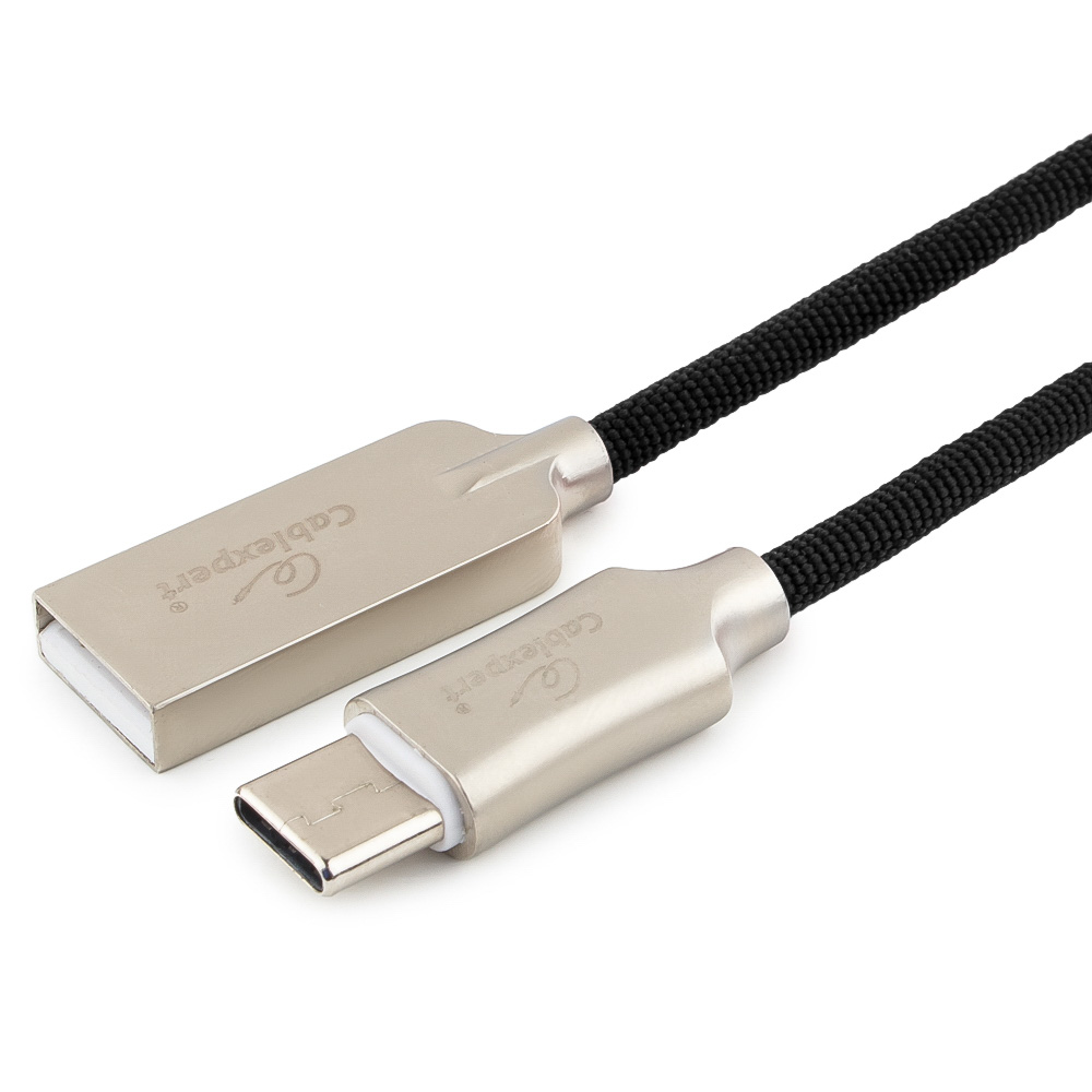 

Кабель USB-USB Type-C 50 см, черный Cablexpert (CC-P-USBC02Bk-0.5M)