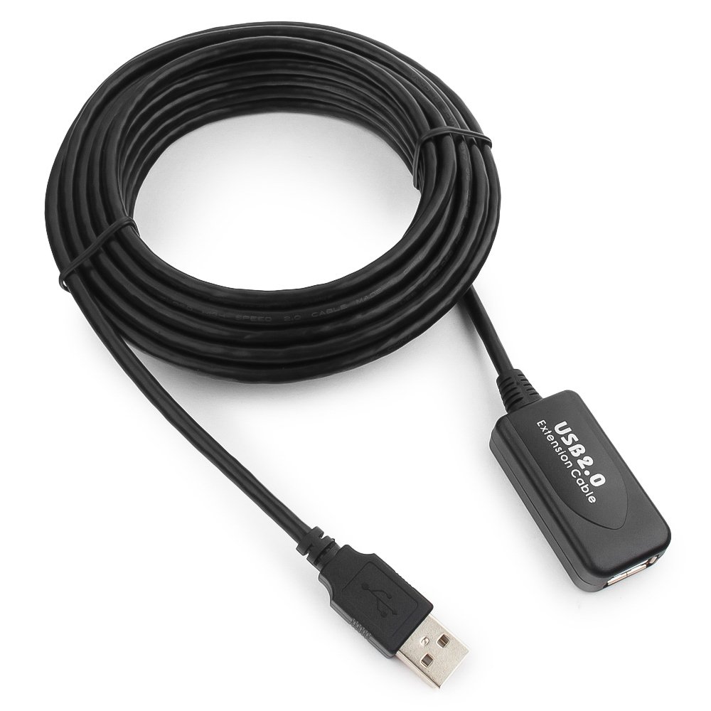 

Кабель-удлинитель USB(Am)-USB(Af), 4.5 м, черный, Cablexpert (UAE016-BLACK)