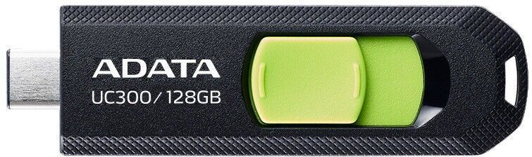 

Флешка 128Gb USB 3.2 Type-C ADATA UC300, черный/зеленый (ACHO-UC300-128G-RBK/GN)
