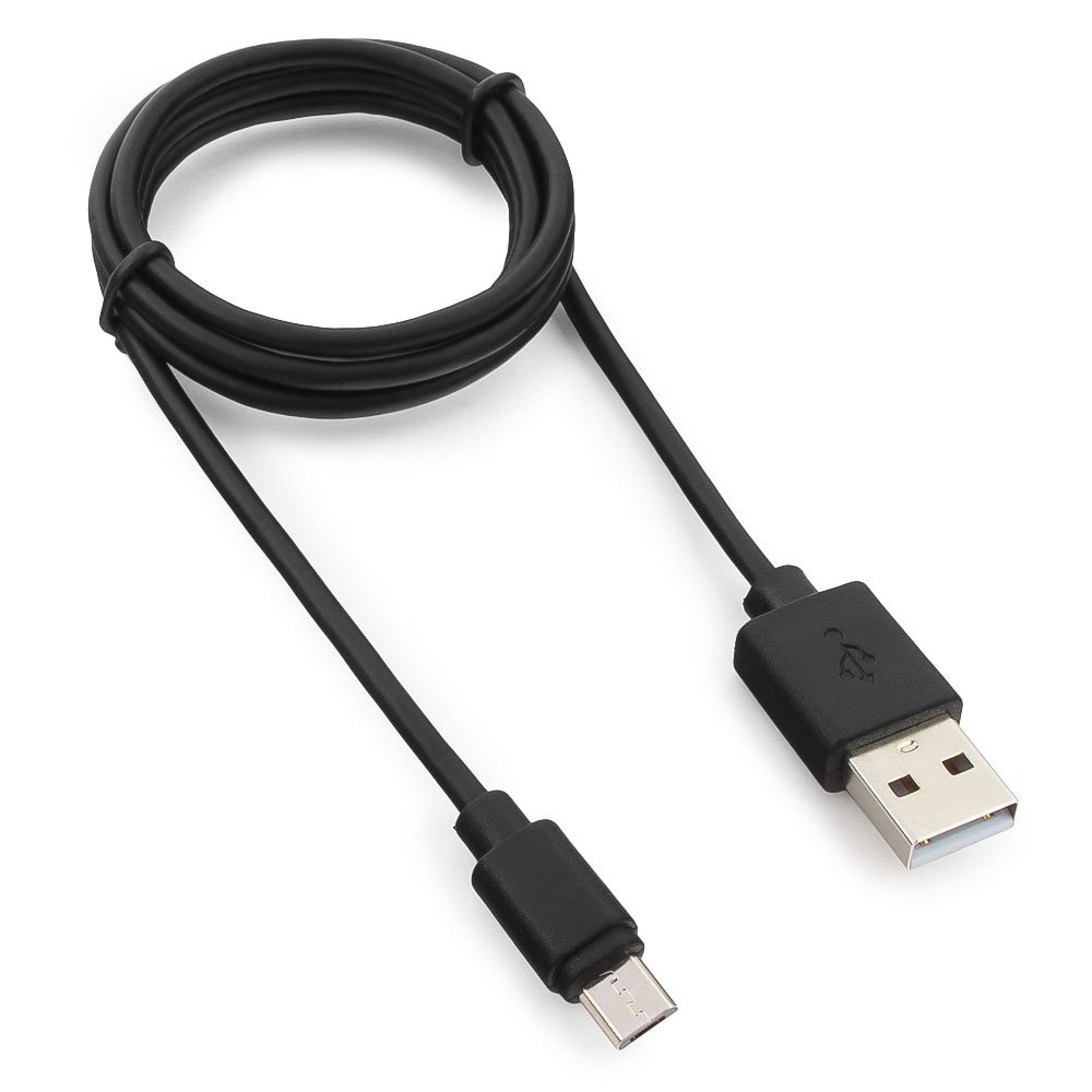

Кабель USB-Micro USB, 1 м, черный Гарнизон (GCC-mUSB2-AMBM-1M)