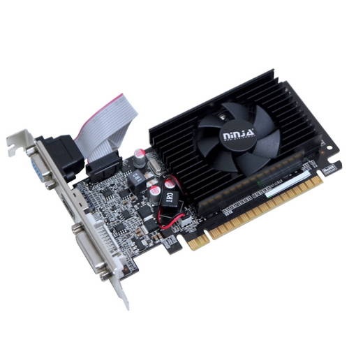 

Видеокарта Ninja NVIDIA GeForce GT 210 NF21N5123F, 512Mb DDR3, 64 бит, PCI-E, DVI, HDMI, Retail (NF21N5123F), NF21N5123F