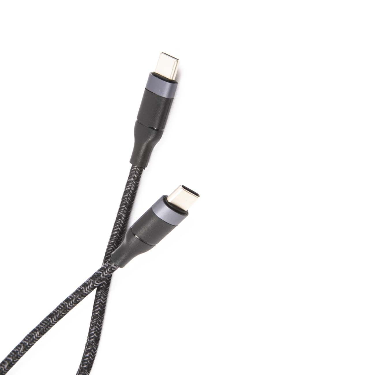 

Кабель USB Type-C-USB Type-C, 1.2 м, черный USAMS 100W Power Delivery SJ400 (SJ400USB01), SJ400