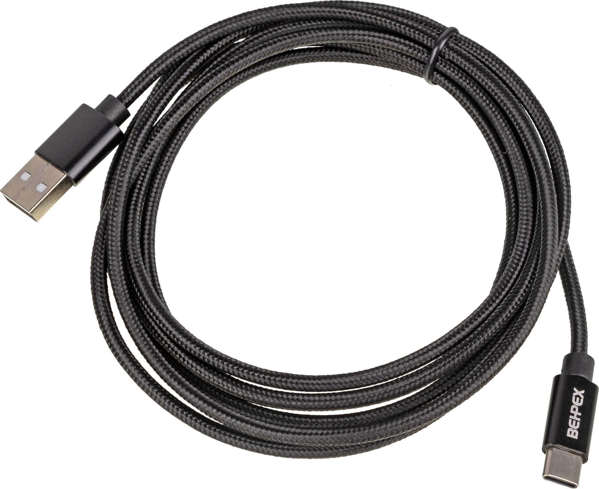 

Кабель USB Type-C-USB, 2A, 2 м, черный Behpex (1491088)