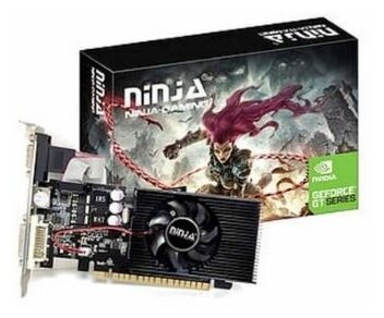 

Видеокарта Ninja NVIDIA GeForce GT 710 NF71NP023F, 2Gb DDR3, 64 бит, PCI-E, VGA, DVI, HDMI, Retail (NF71NP023F), NF71NP023F