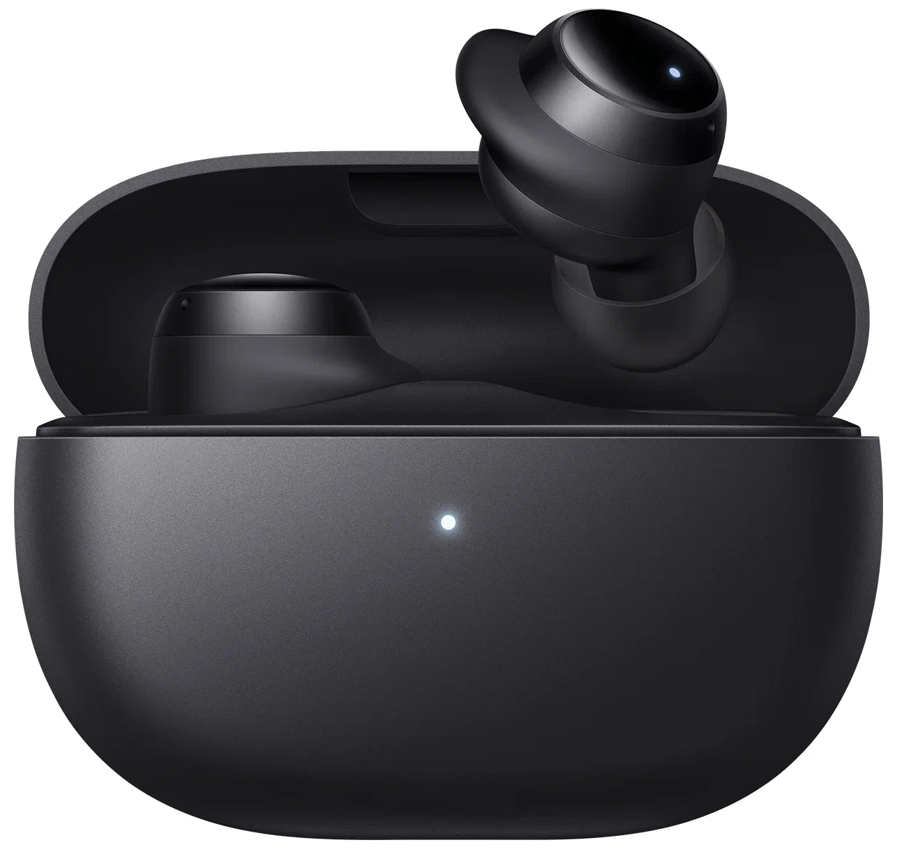 Беспроводная гарнитура Xiaomi Buds 3 Youth edition, чёрный (Buds 3 Youth edition) б/у, отказ от покупки, следы эксплуатации, в комплекте запасные амбюшуры, родная упаковка