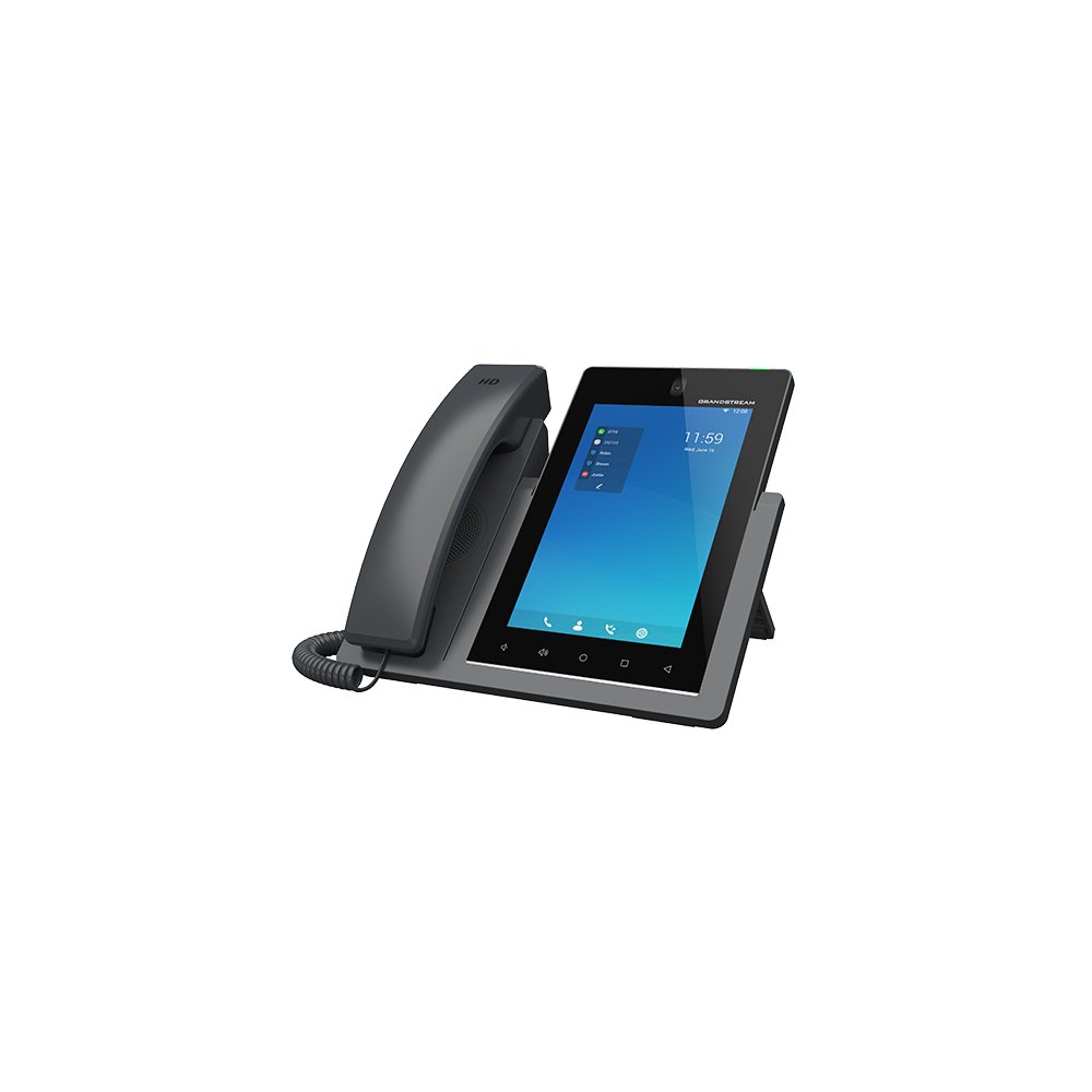 

VoIP-телефон Grandstream GXV3470, 16 линий, 16 SIP-аккаунтов, цветной дисплей, PoE, черный (GXV3470), GXV3470