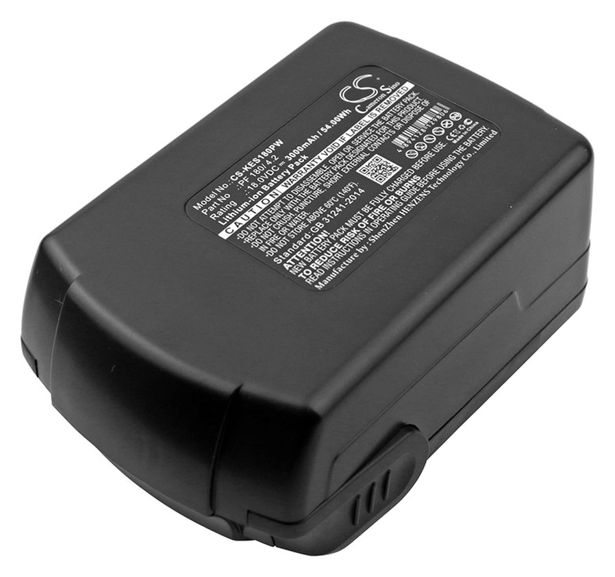 

Аккумулятор CameronSino CS-KES180PW, 18 В, 3 А·ч, Li-Ion для Kress 180 AFB, AFT-W, ATBS, CS-KES180PW
