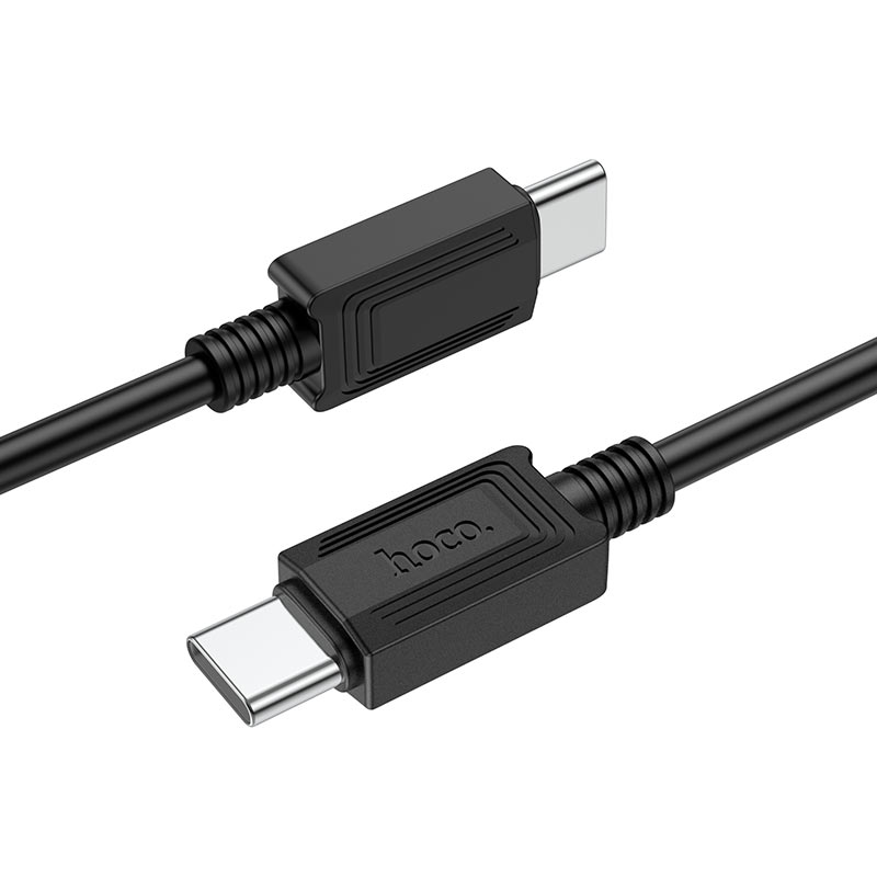 

Кабель USB Type-C-USB Type-C, 3A, 1м, черный HOCO X73 (206179), X73
