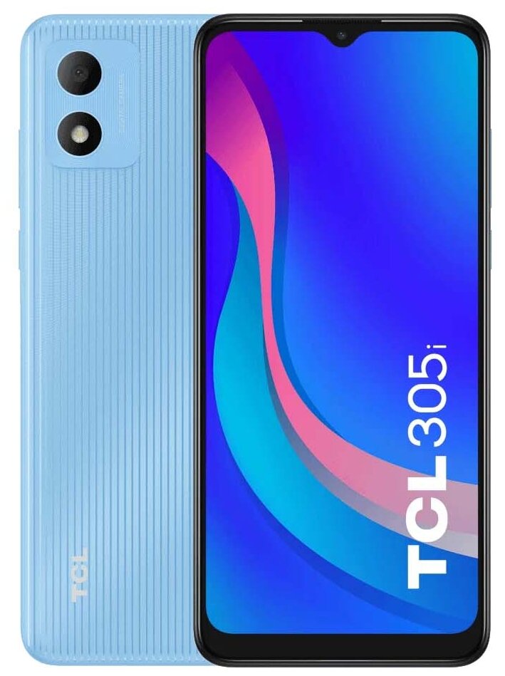 

Смартфон TCL 305i, 6.52" 720x1600 IPS, MediaTek MT6739, 2Gb RAM, 64Gb, 3G/4G, Wi-Fi, BT, Cam, 2-Sim, 4000 мА⋅ч, Micro-USB, Android 11, синий (5164D), 305i