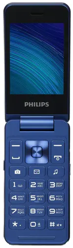 

Мобильный телефон Philips E2602 Xenium, 2.8" 320x240 TFT, BT, 1xCam, 2-Sim, 1800 мА⋅ч, USB Type-C, синий (CTE2602BU/00), E2602 Xenium