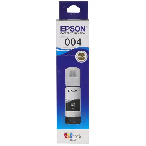 

Чернила Epson 004, 65 мл, черный, оригинальные для Epson L3258 / L3218 / L1218 (C13T00U180), 004