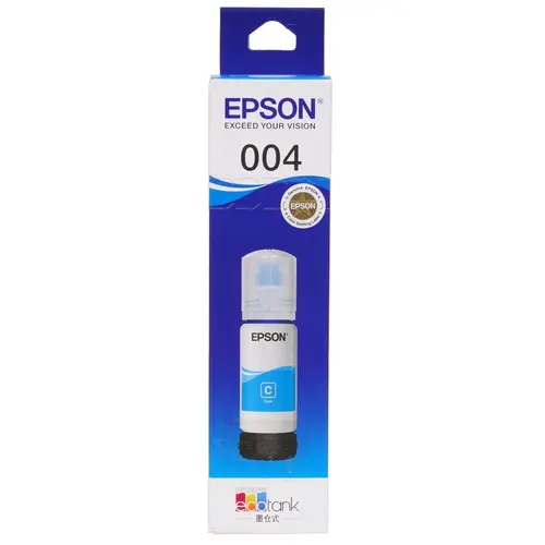 

Чернила Epson 004, 100 мл, голубой, оригинальные для Epson L3258 / L3218 / L1218 (C13T00U280), 004