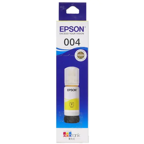 

Чернила Epson 004, 100 мл, желтый, оригинальные для Epson L3258 / L3218 / L1218 (C13T00U480), 004