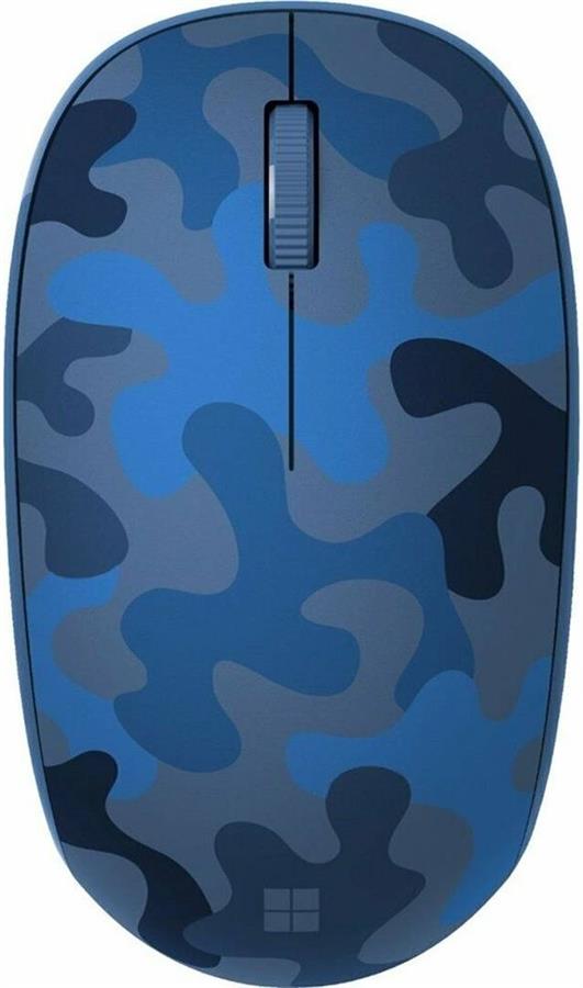 Мышь беспроводная Microsoft Bluetooth Mouse Camo SE, оптическая светодиодная, Bluetooth, синий (8KX-00019)