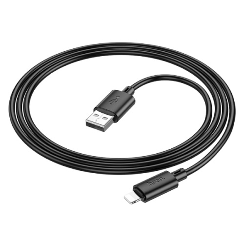 

Кабель USB-Lightning 8-pin, 2.4A, 1 м, черный HOCO X88 (6931474783301), X88
