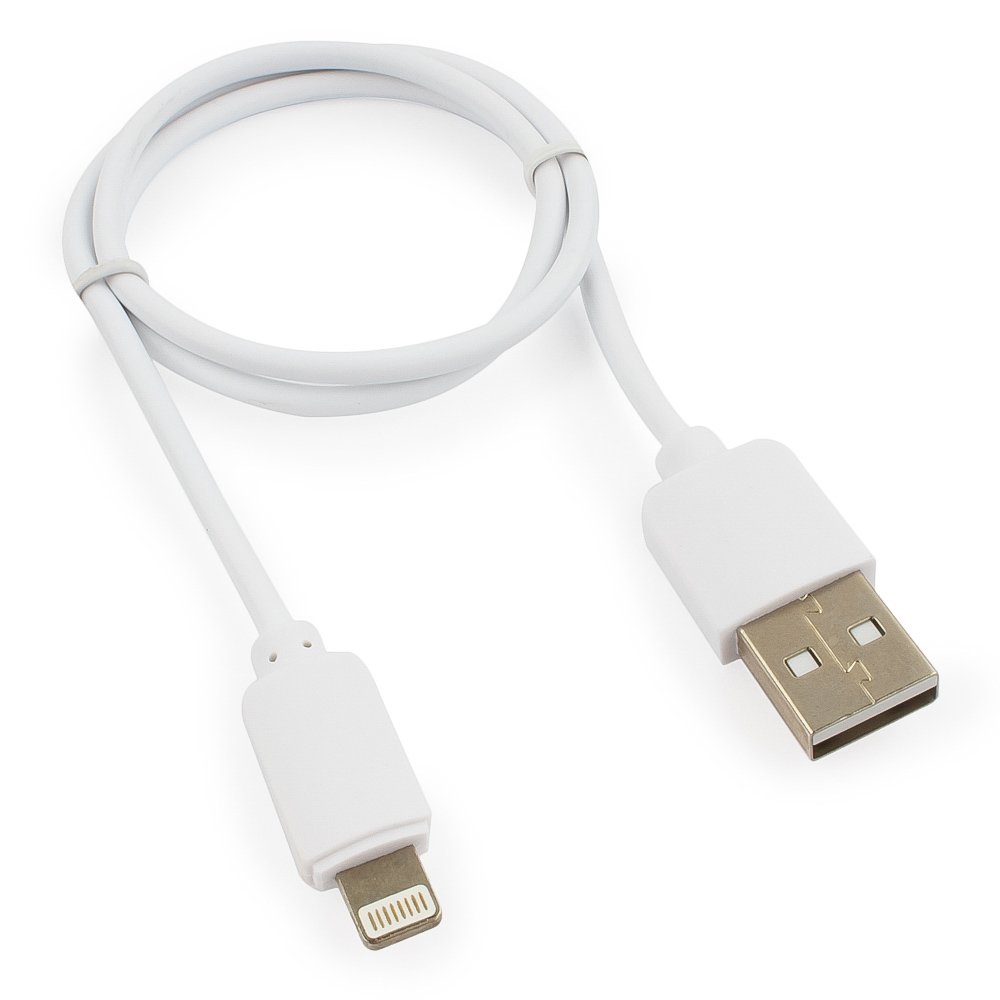 

Кабель USB-Lightning 8-pin, 50 см, белый, Гарнизон (GCC-USB2-AP2-0.5M-W)