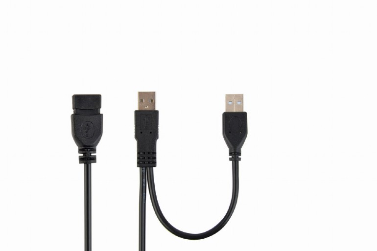 

Кабель-удлинитель 2xUSB 2.0(Am)-USB 2.0(Af), 90 см, черный, Cablexpert (CCP-USB22-AMAF-3)