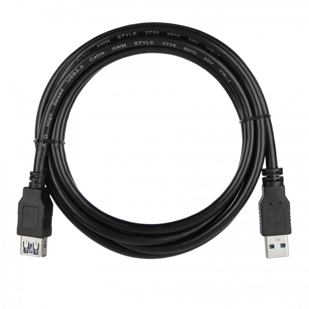 

Кабель-удлинитель USB 3.0(Af)-USB 3.0(Am), 2 м, черный, ACD (ACD-U3AAF-20L)