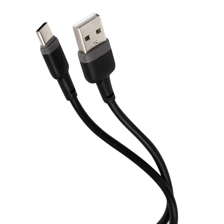 

Кабель USB-USB Type-C, 3A, 1 м, черный, Red Line Touch (4640171400139), Touch