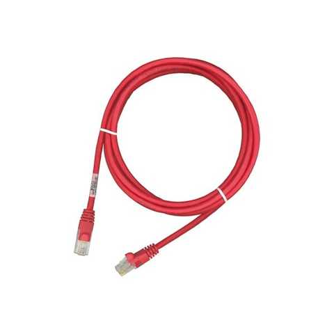 Патч-корд FTP кат.5e, 2 м, RJ45-RJ45, красный, LSZH, Molex (PCD-03003-0C)