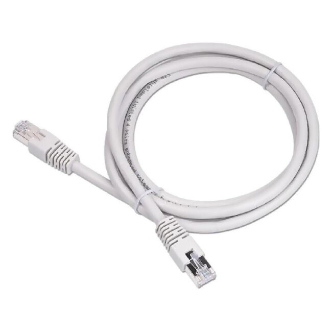 Патч-корд SSTP кат.6, 1 м, RJ45-RJ45, белый, LSZH, AMP 959385-1