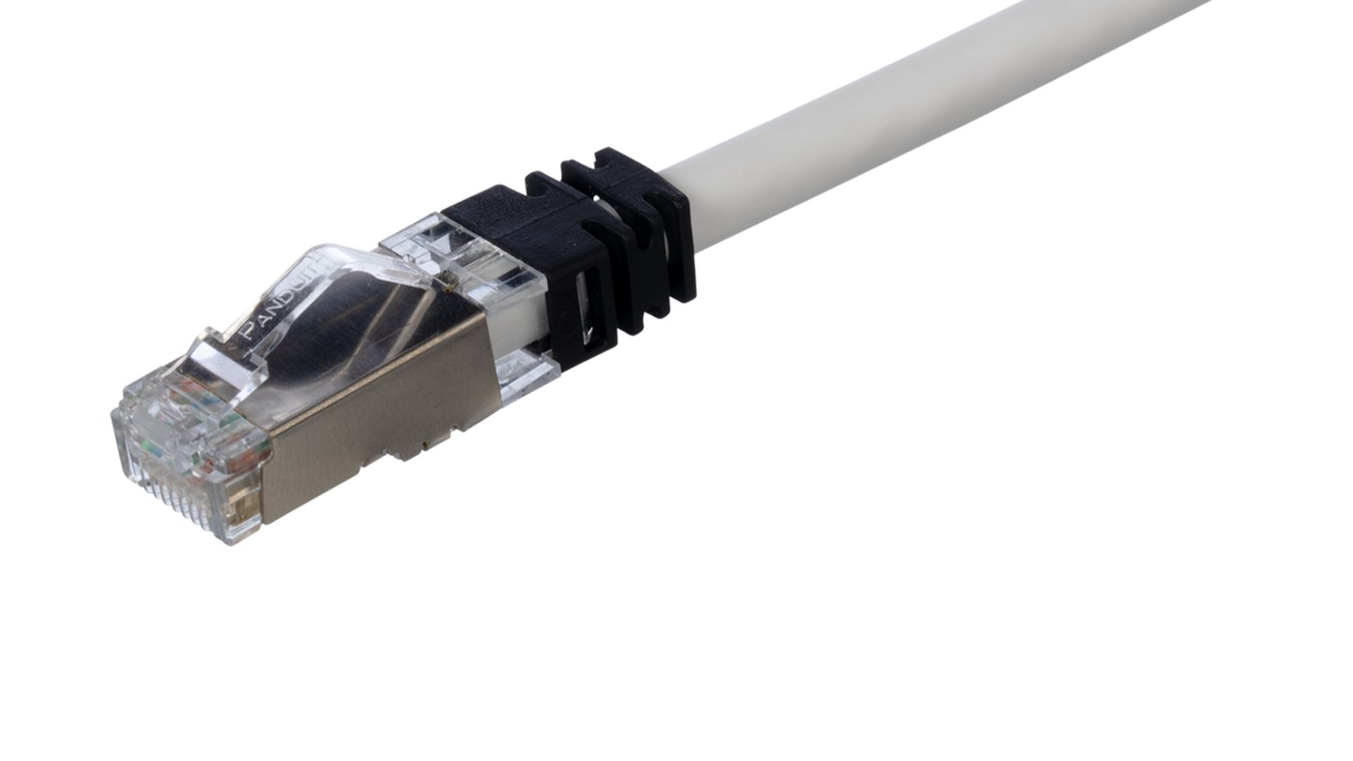 Патч-корд SSTP кат.6a, 1 м, RJ45-RJ45, серый, PANDUIT STP6X1MIG