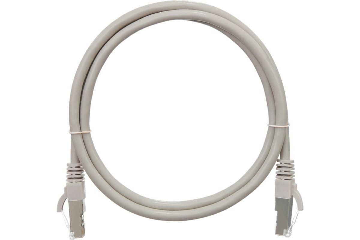 

Патч-корд SSTP кат.6, 2 м, RJ45-RJ45, серый, CU, LSZH, NIKOMAX NMC-PC4SE55B-020-C-GY, NMC-PC4SE55B-020-C-GY