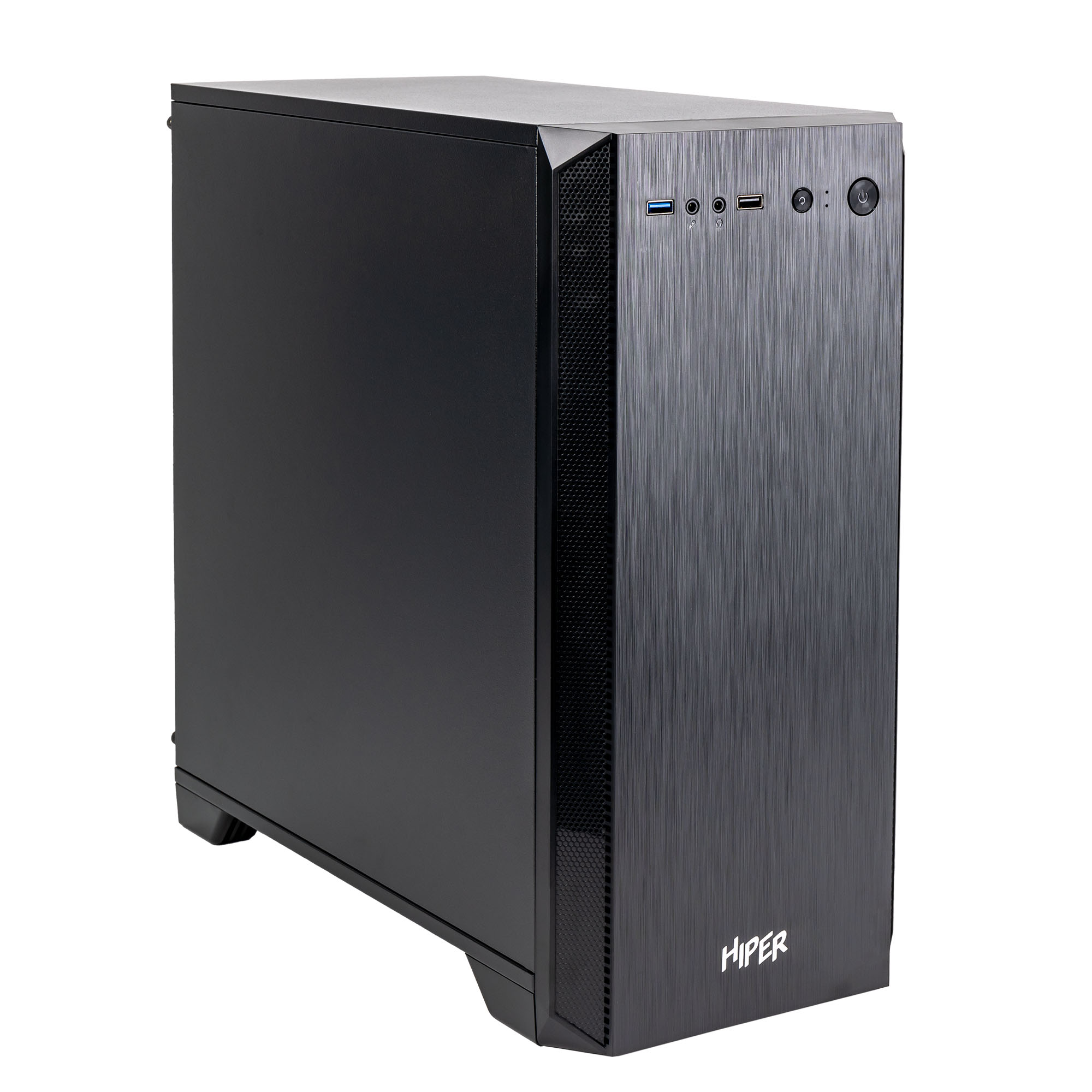 Корпус HIPER H606, mATX, Midi-Tower, USB 3.0, черный, без БП (H606)