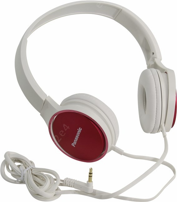 Проводные наушники Panasonic RP-HF300GC-P, белый/красный б/у, вскрыта упаковка