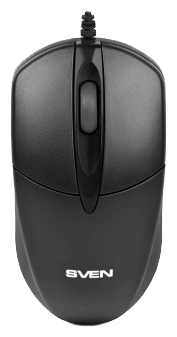 

Мышь проводная Sven RX-112, 800dpi, оптическая светодиодная, USB + PS/2, черный (SV-03200112UPSB), RX-112 Black USB