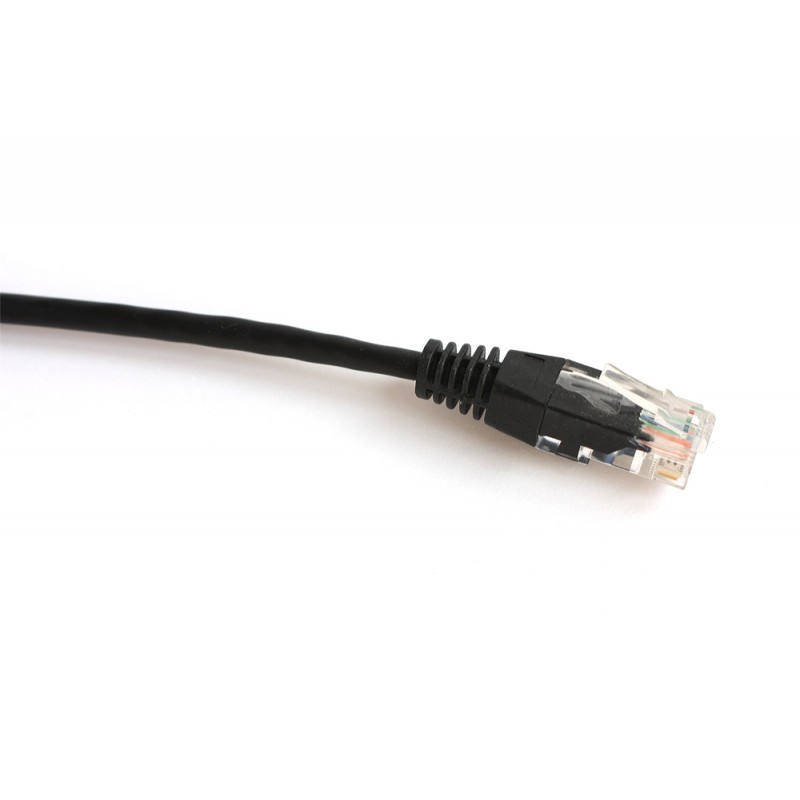 Патч-корд TWT UTP, кат.5e, 0.15 м, RJ45-RJ45, черный