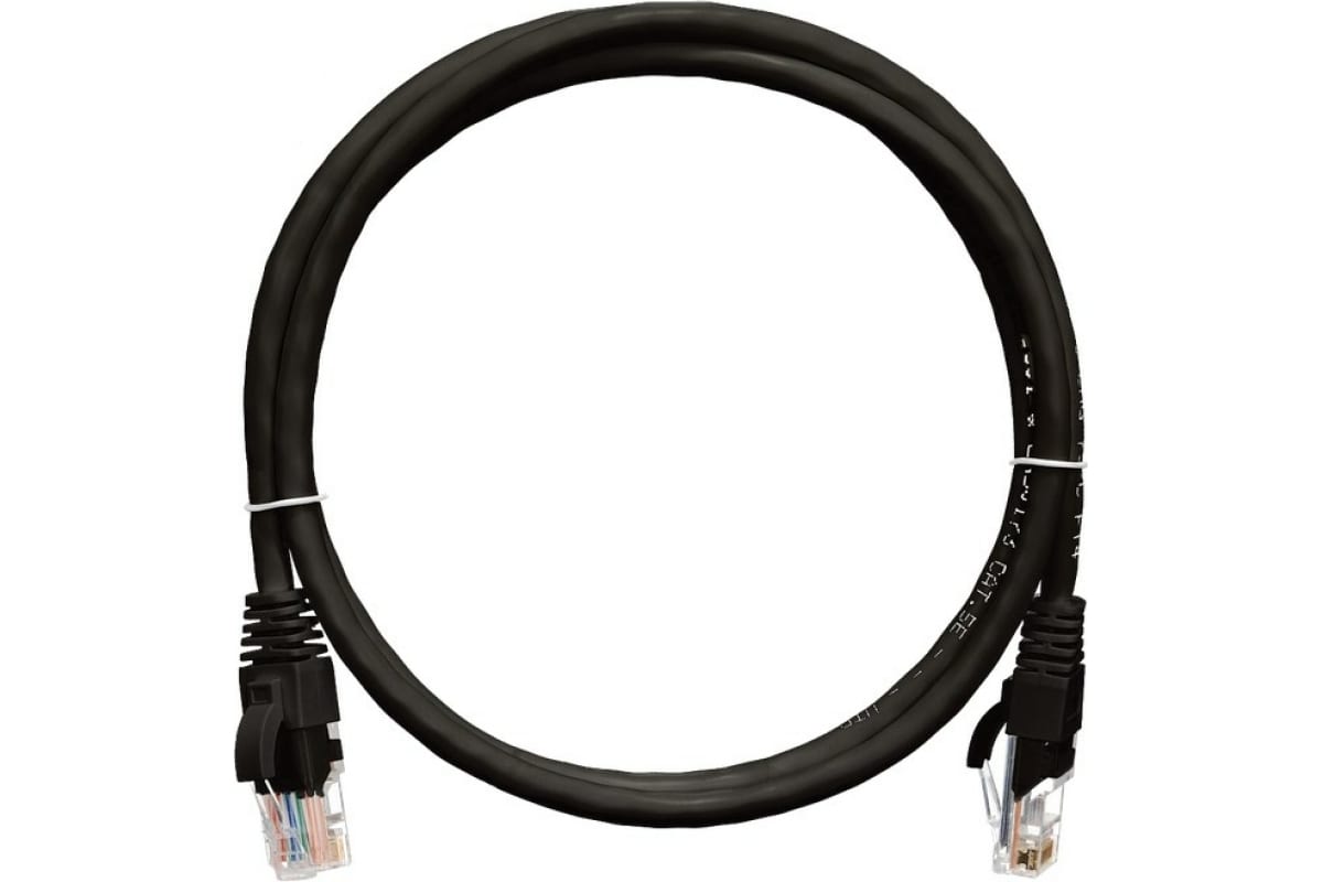 

Патч-корд UTP кат.5e, 0.3 м, RJ45-RJ45, черный, CU, LSZH, NIKOMAX NMC-PC4UD55B-003-C-BK, NMC-PC4UD55B-003-C-BK